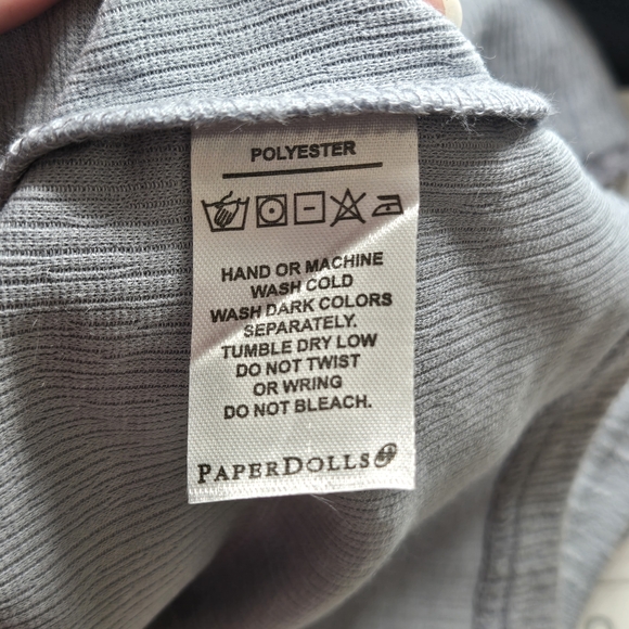 PaperDolls NWT Textured Collared Top - Picture 8 of 8